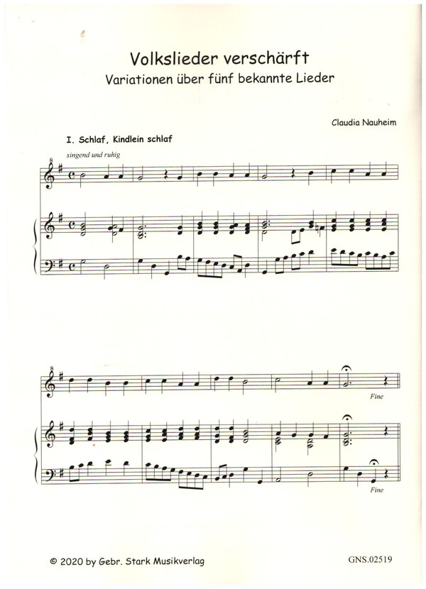 Volkslieder verschärft