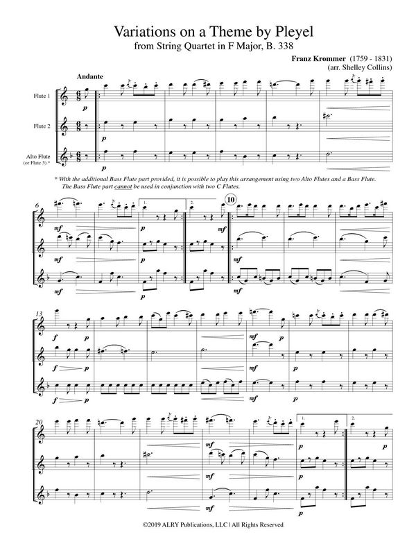 Variations on a Theme by Pleyel