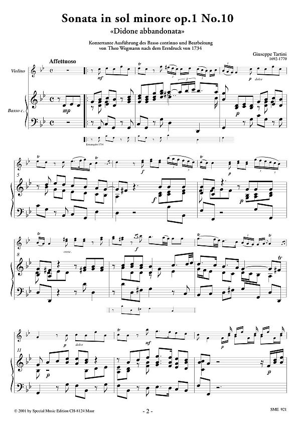 Sonate g-Moll op.1,10
