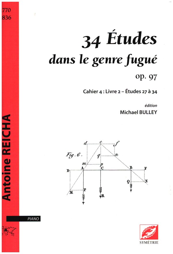 34 Études dans le genre fugué op.97 Cahier 4 livre 2 (nos.27-34)