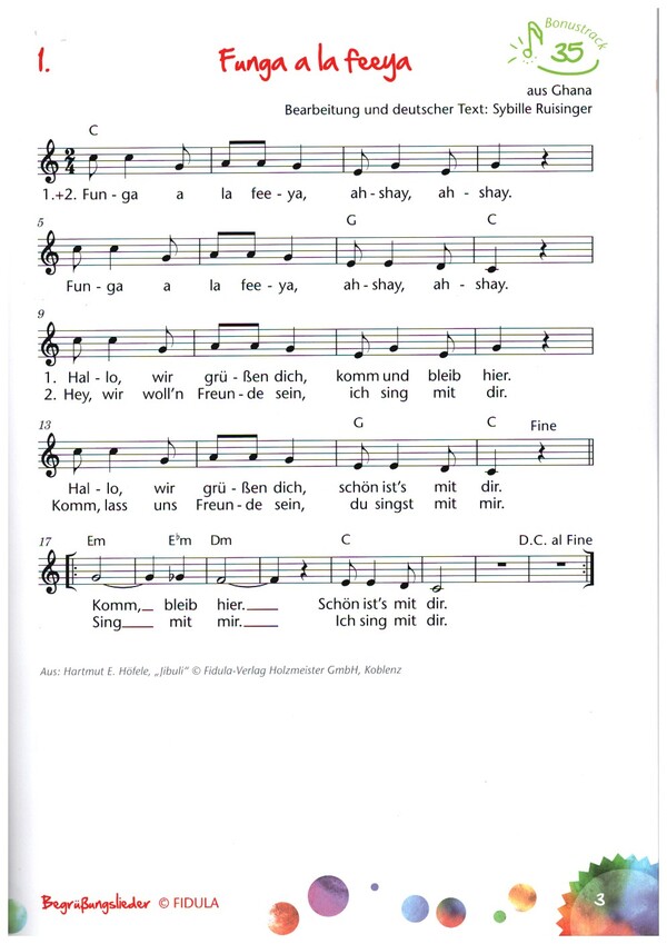 Begrüßungslieder