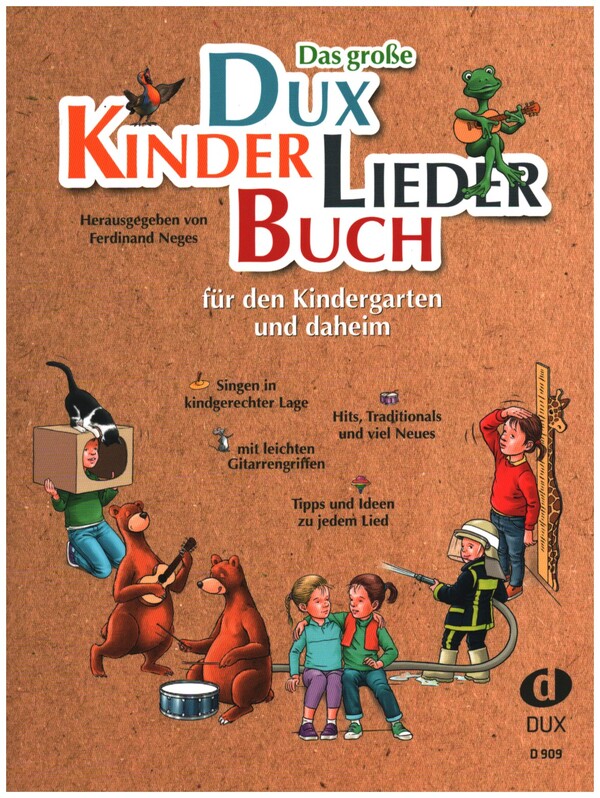 Das große Dux-Kinderliederbuch für den Kindergarten und daheim