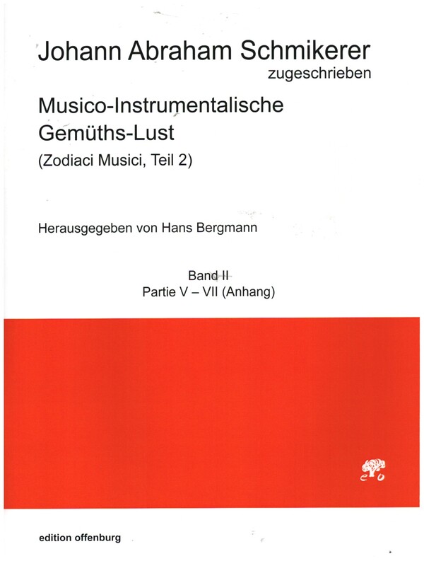 Musico-Instrumentalische Gemüths-Lust (Zodiaci Musici, Teil 2) Band 2