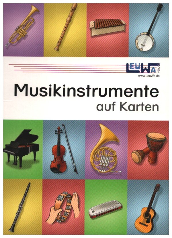 Musikinstrumente auf Karten