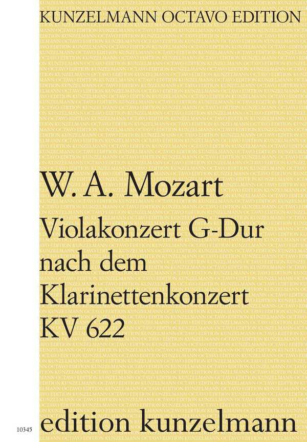 Violakonzert G-Dur nach dem Klarinettenkonzert KV622