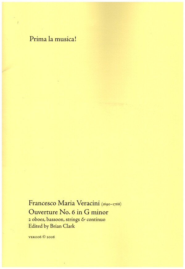 Ouverture in G minor no.6