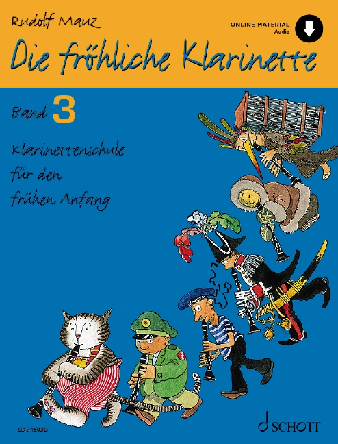 Die fröhliche Klarinette Band 3 (+Online Audio)