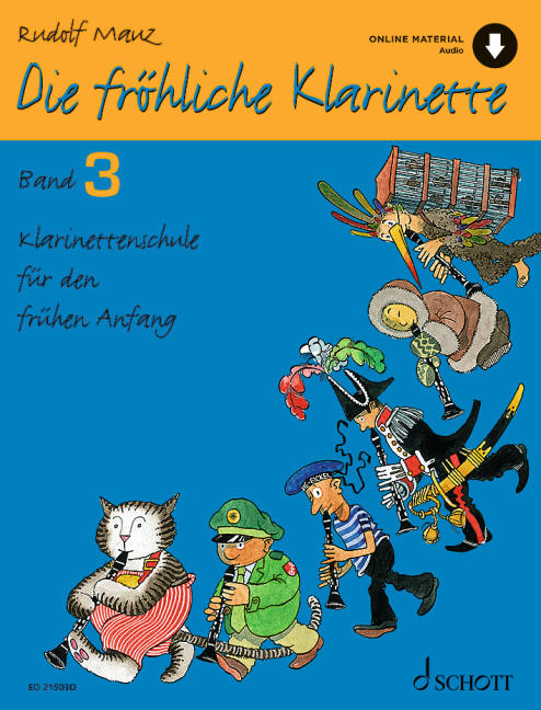 Die fröhliche Klarinette Band 3 (+Online Audio)