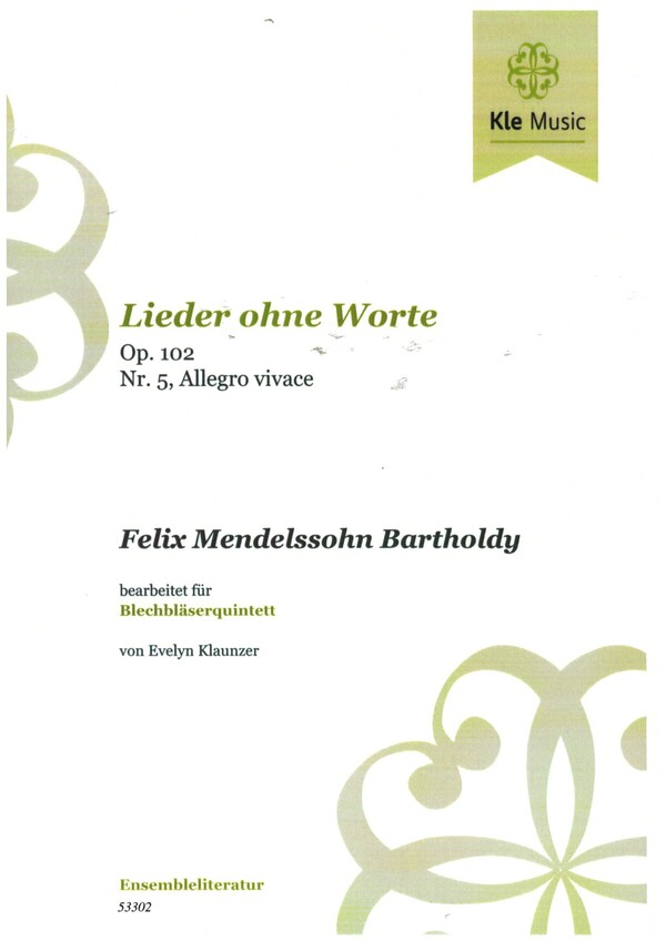 Lieder ohne Worte Nr.5 op.102 - Allegro vivace