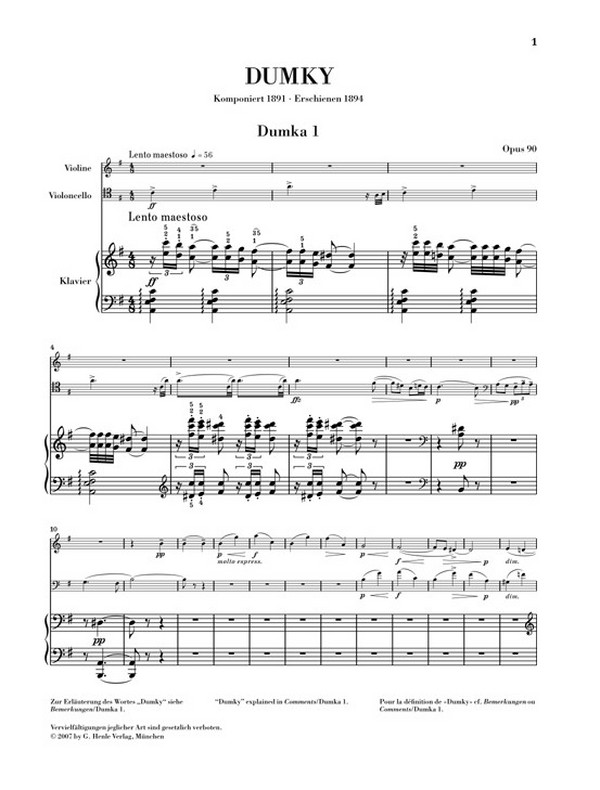 Trio e-Moll op.90