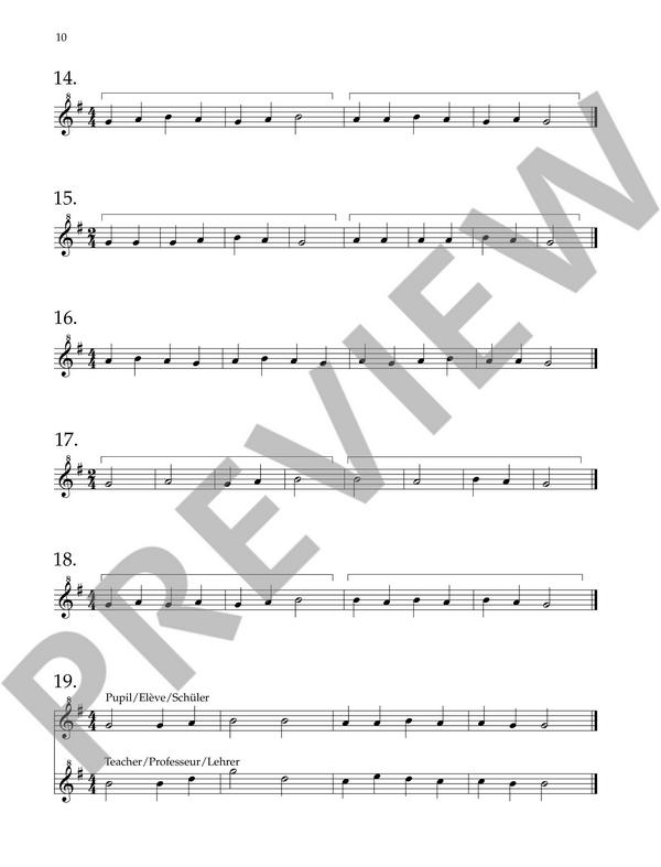 Recorder Sight-Reading vol.1 (en/frz/dt)