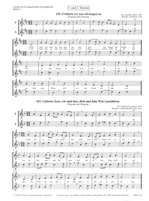 Lieder des Evangelischen Gesangbuchs Band 3
