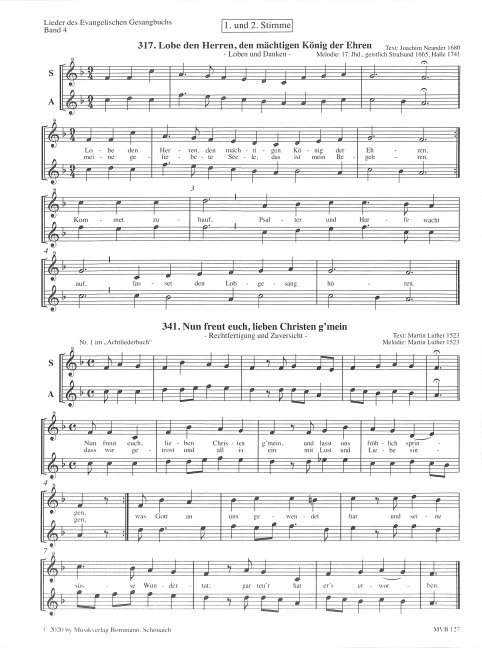 Lieder des Evangelischen Gesangbuchs Band 4