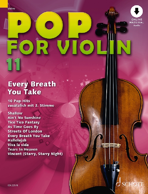 Pop for Violin Band 11 (+Online Audio)