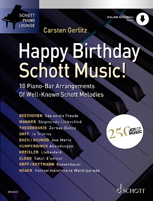 Happy Birthday, Schott Music! (+Online Audio)