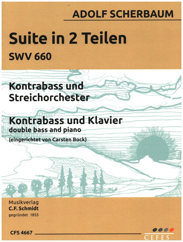 Suite in 2 Teilen SWV660 für Kontrabass und Streichorchester