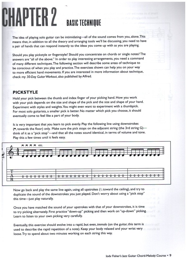 Jody Fisher's Jazz Guitar Chord-Melody Course (+Online Audio)