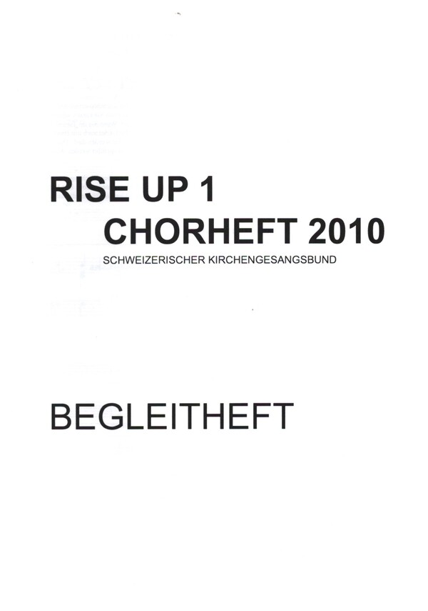 Rise up Band 1 Begleitheft