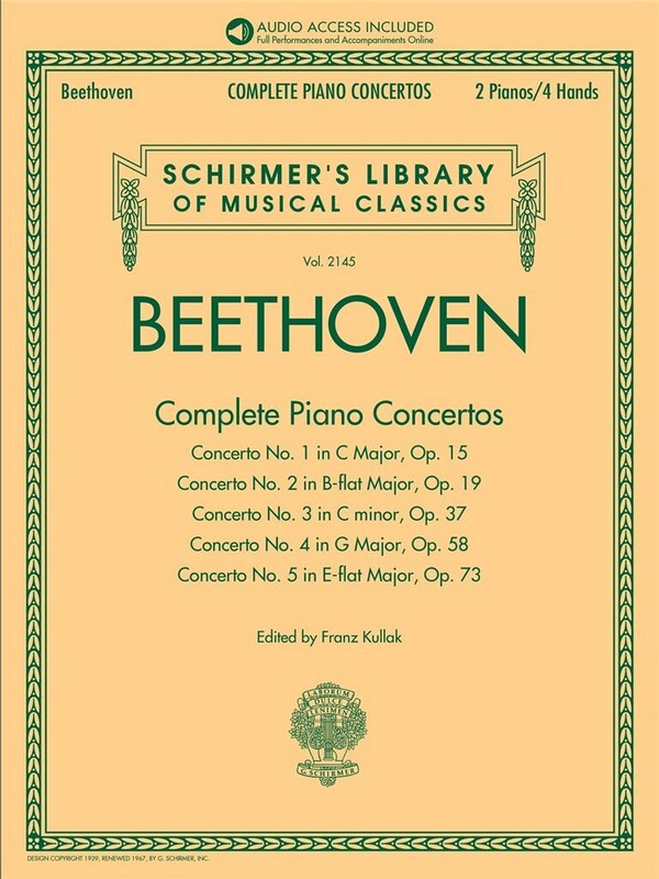 Complete Piano Concertos (+Online-Audio)