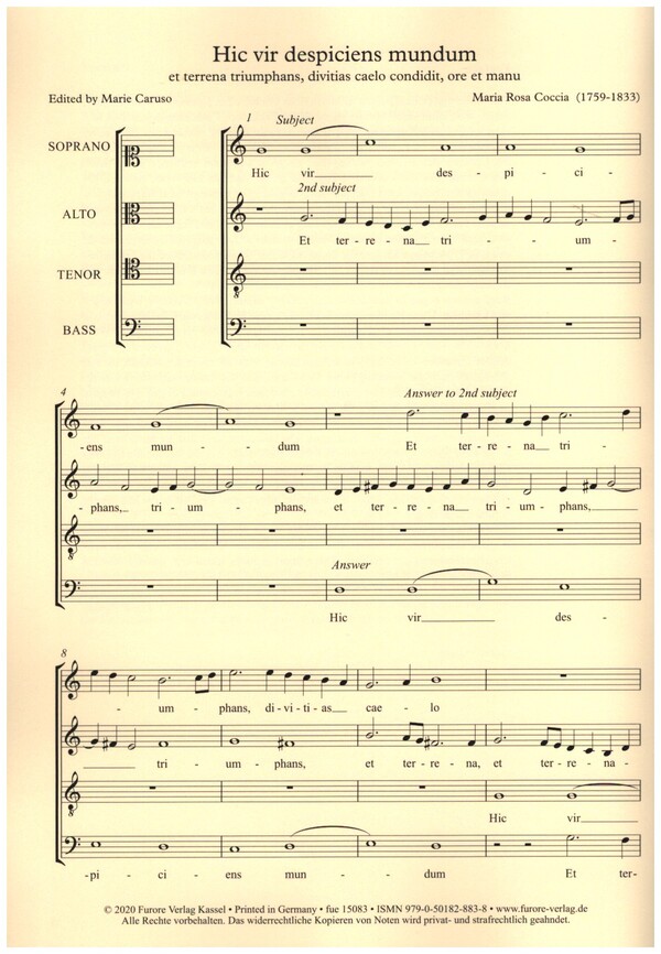 Annuntiate - Ten Extemporaneous Fugues