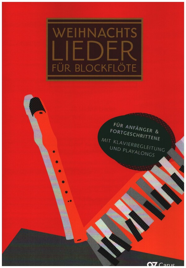 Weihnachtslieder für Blockflöte (+Online Audio)