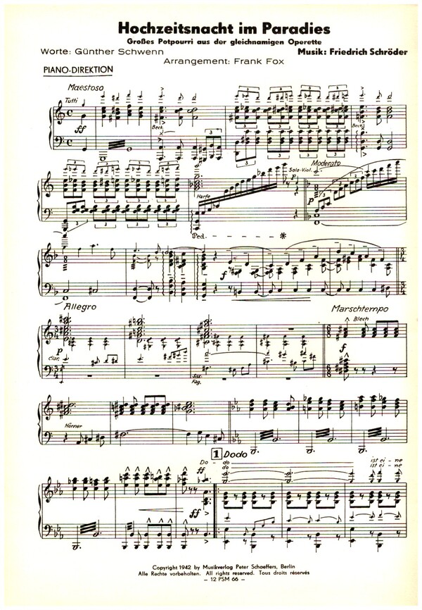 Hochzeitsnacht im Paradies - Tanz-Potpourri: