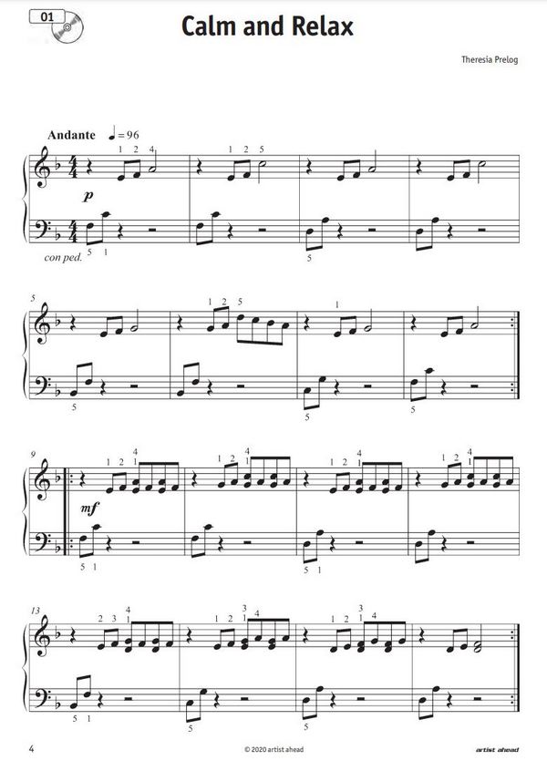 Flowing Piano Songs (+Online Audio)