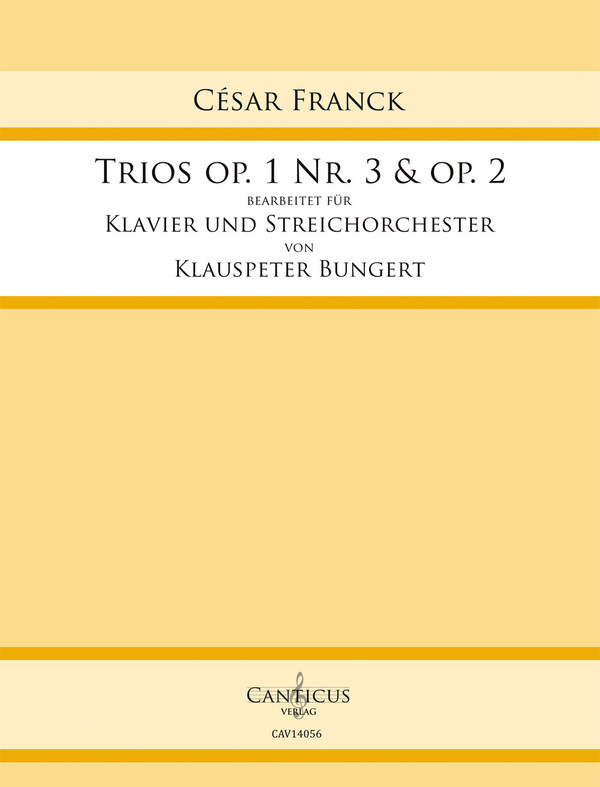 Trio op.1 Nr.3 und op.2