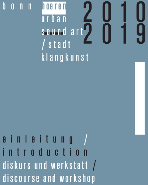 urban sound art / stadtklangkunst loose-leaf folder