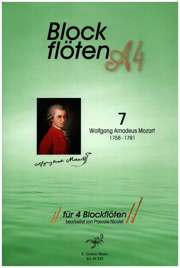 Blockflöten A 4 Nr.7 - Wolfgang Amadeus Mozart