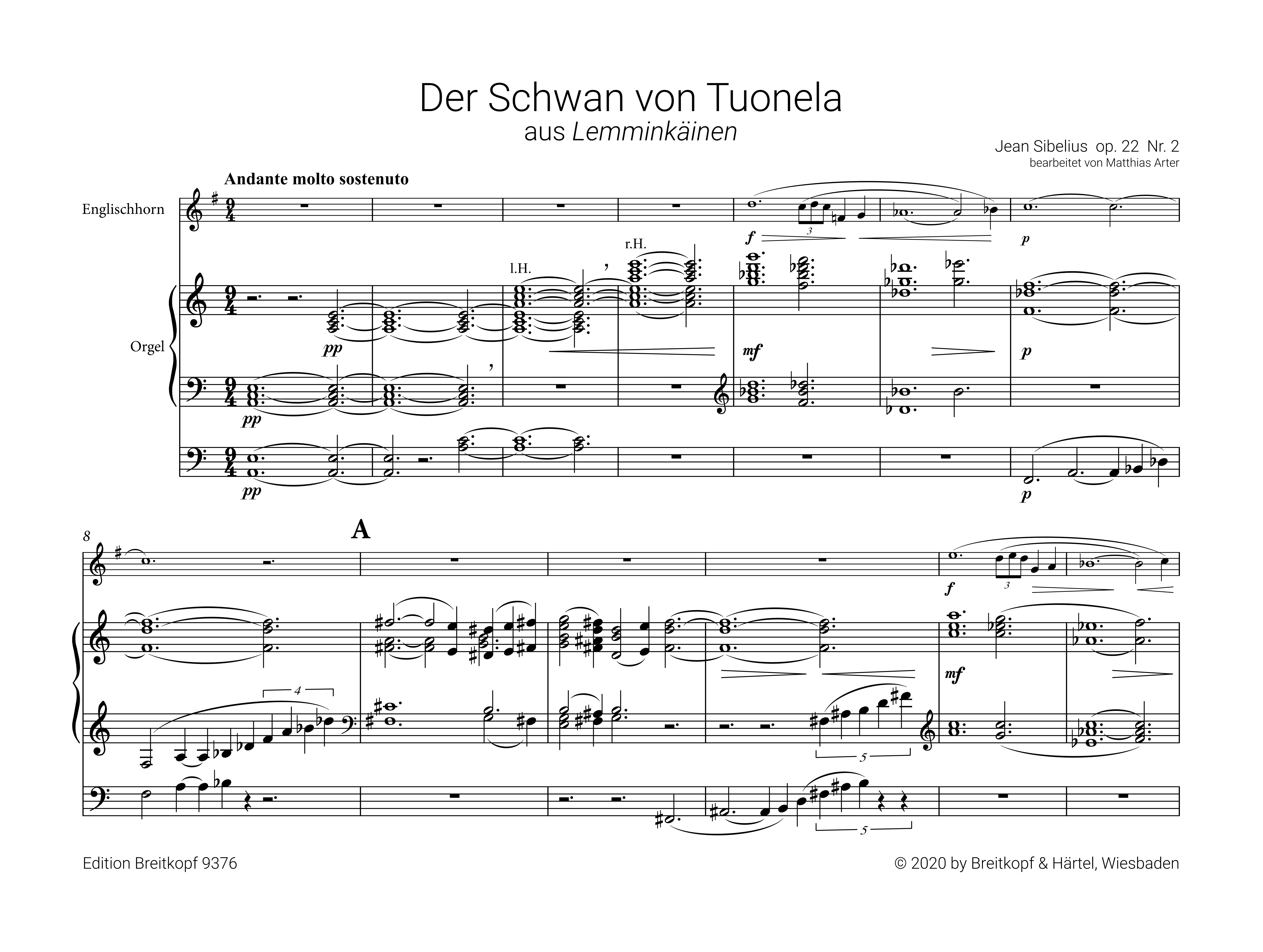 Der Schwan von Tuonela op.22,2