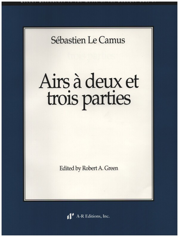 Airs à deux et trois parties
