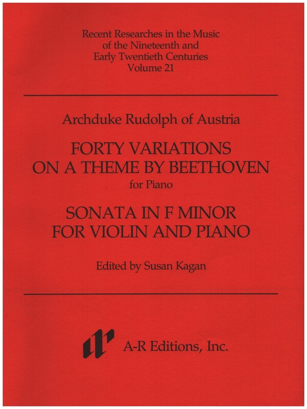40 Variations on a Theme by Beethoven and Sonata in F Minor
