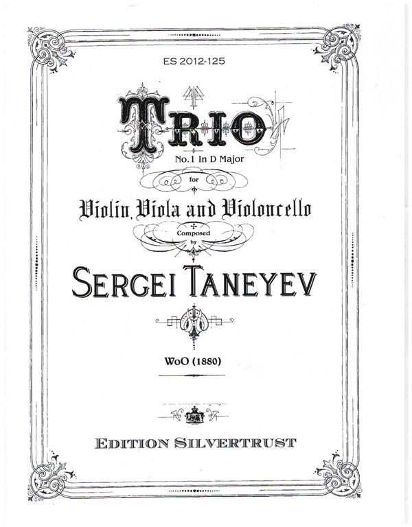 Trio in D Major No.1 WoO