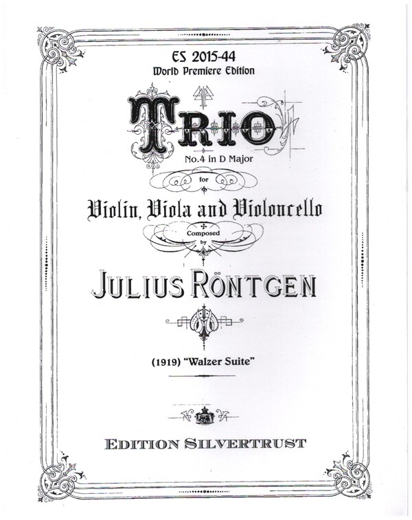 Trio in D Major no.4 'Walzer-Suite'