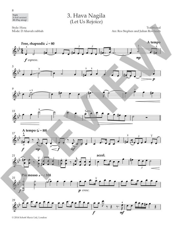 Klezmer Fiddle Tunes (+Online Audio)