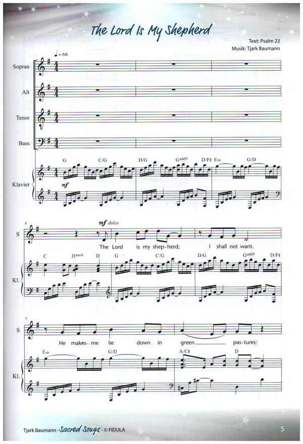 Sacred Songs - Geistliche Chormusik