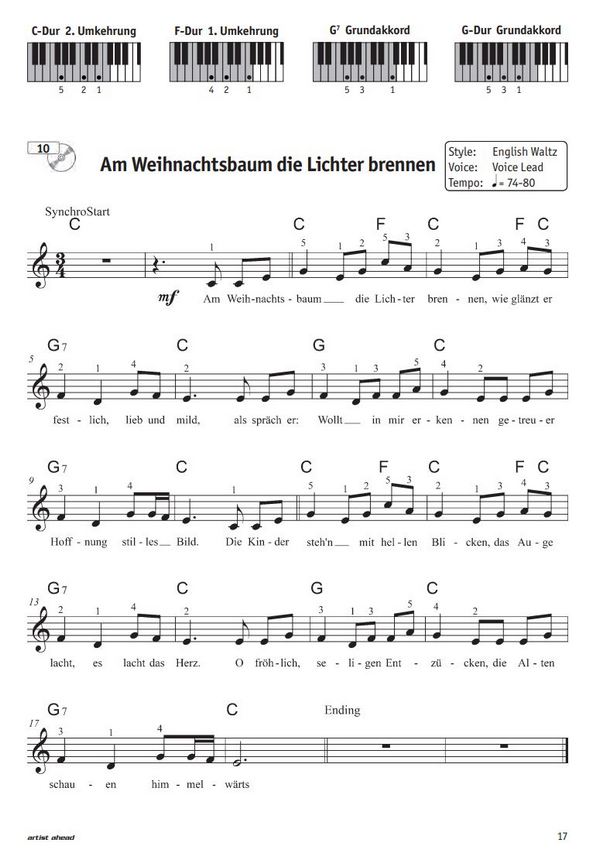 Meine schönsten Weihnachtslieder (+Online Audio)