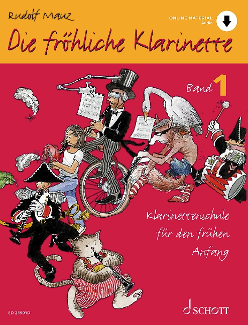 Die fröhliche Klarinette Band 1 (+Online Audio)