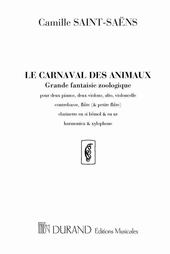 Le Carneval des animaux pour