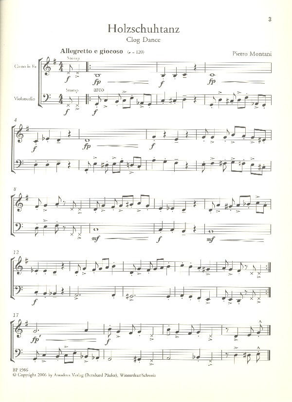 Tanzgeschichten für Horn und