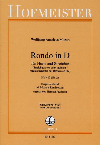 Rondo D-Dur KV412 Nr.2