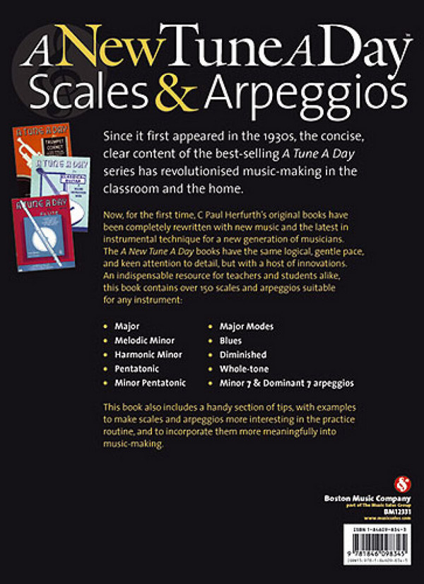 A new Tune a Day Scales & Arpeggios