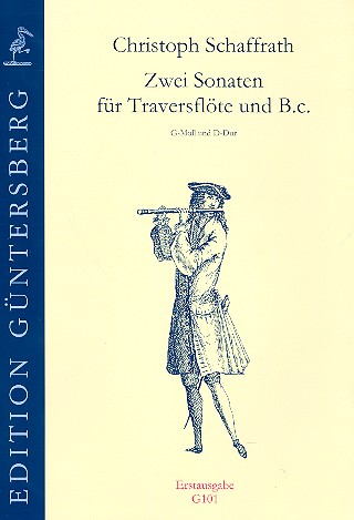 2 Sonaten für Traversflöte und Bc
