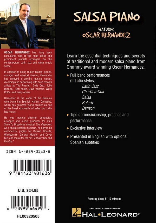 Salsa Piano DVD-Video