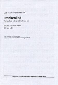 Frankenlied für gem Chor (Männerchor)