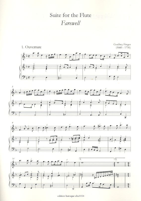 'Farewell' Suite for a Flute