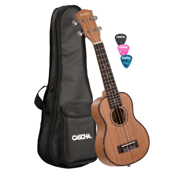 Sopran Ukulele-Set Premium Mahagoni