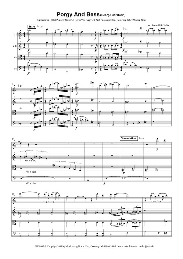 Porgy and Bess-Suite