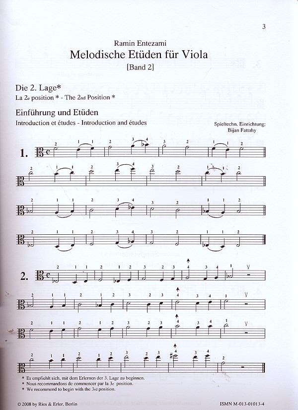 Melodische Etüden Band 2